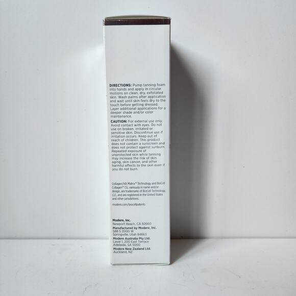 Modere Cellproof Sunless Tanning Foam Self Tanner 6.8 oz New In Box Exp 11/23 - Picture 6 of 9
